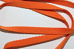 Тесьма Стрічка кіперна 10мм помаранчевий бобіна 50м