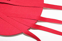 Тесьма Стрічка кіперна 15мм червоний бобіна 50м