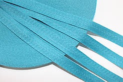 Тесьма Стрічка кіперна 15мм блакитний бобіна 50м