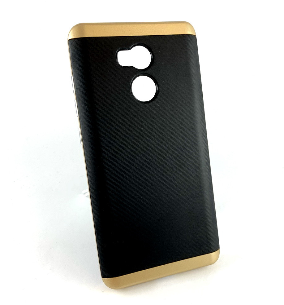 Чохол накладка на задню панель Ipaky Carbon для Xiaomi Redmi 4 pro