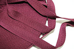 Тесьма Стрічка кіперна 15мм сливовий бобіна 50м