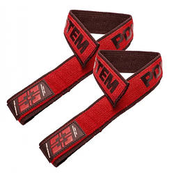 Power System Кистьові ремені PS-3401 Lifting Straps Duplex Black/Red