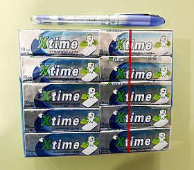 Жувальна гумка Xtime м'ята 30 пачок