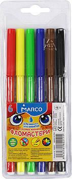 Фломастери "Marco" 6кольор. №1690/6(48)(384)