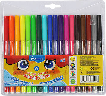 Фломастери "Marco" 18кольор. №1690/18(12)(144)