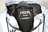 Куртка чоловіча Adidas Yeezy Y-3 рефлективна сіра, фото 9