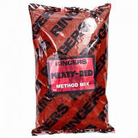 Прикормка методна Ringers Meaty Red Groundbait 1kg