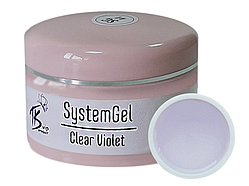 TK Vip-product гель для нарощування нігтів SystemGel #1 (Clear Violet), 15 мл