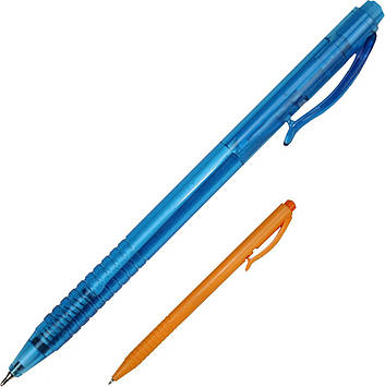 Ручка авт. кульк. "Radius" №0016 Reporter 0,7мм синя,пластик уп.,мікс(50)(1000)