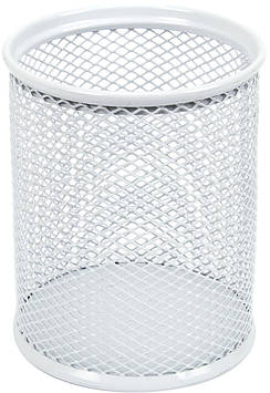 Підставка для ручок метал. "Axent" №2110-21 круг. 80х80х100мм,біла(12)(96)