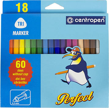 Фломастери "Centropen" 18кольор. Perfect №2510/18(10)(170)