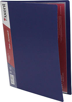 Папка "Axent" №1010-02 A4 з 10ф. синя