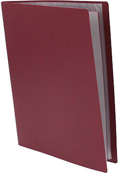 Папка "Axent" №1010-04 A4 з 10ф. бордо