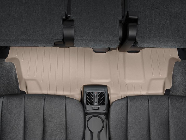 Килими гумові WeatherTech BMW X5 (F15) 2014-2018 третій ряд бежеві