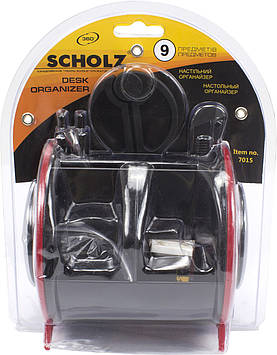 Набір наст. "Scholz" 9предм. №7015 чорно-червоний