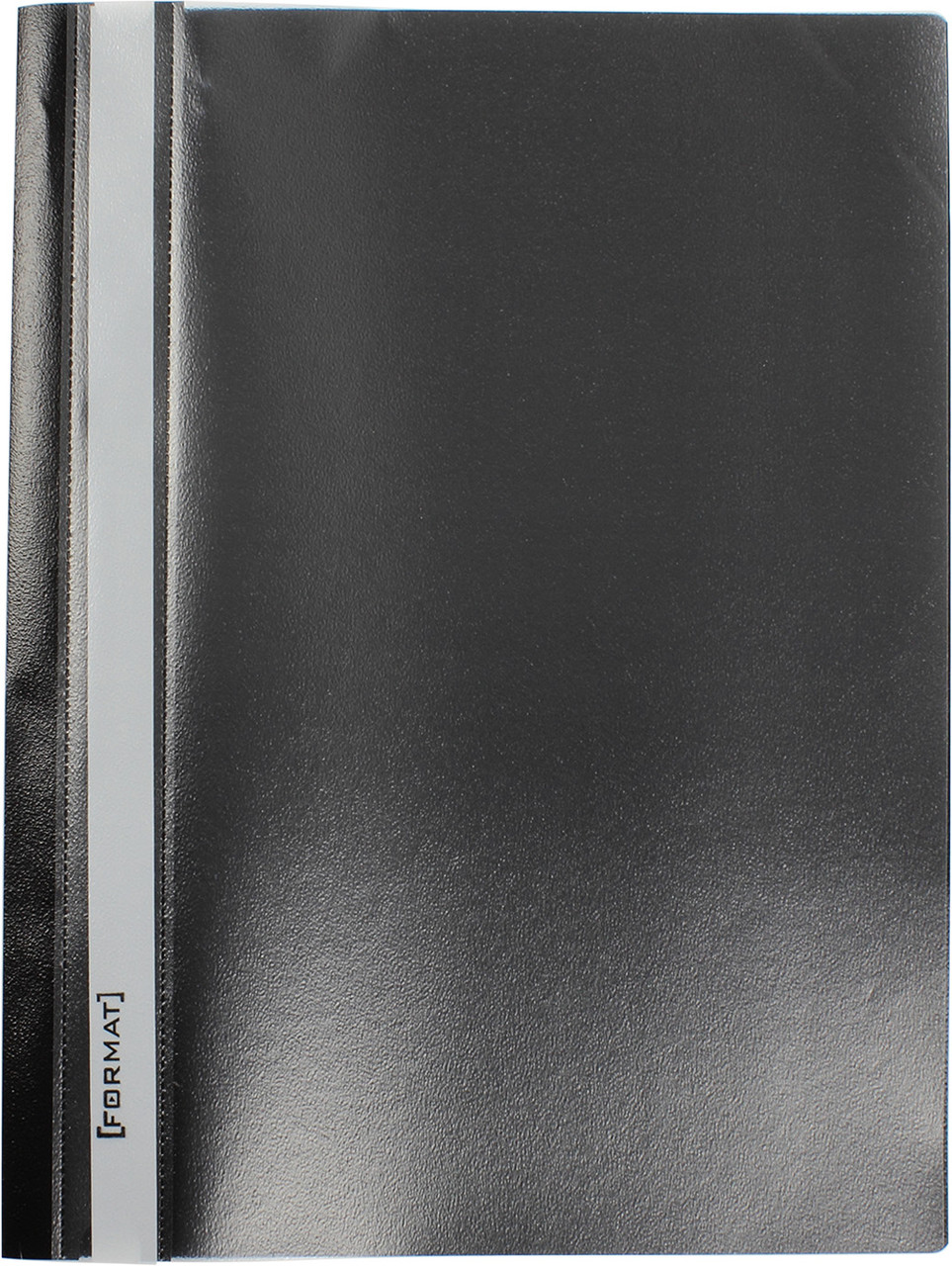 Папка-швидкозш. "Economix Light" №F38503-01 A4 з прозор.верхом,без перфор.,апельс.,чорна, фото 1