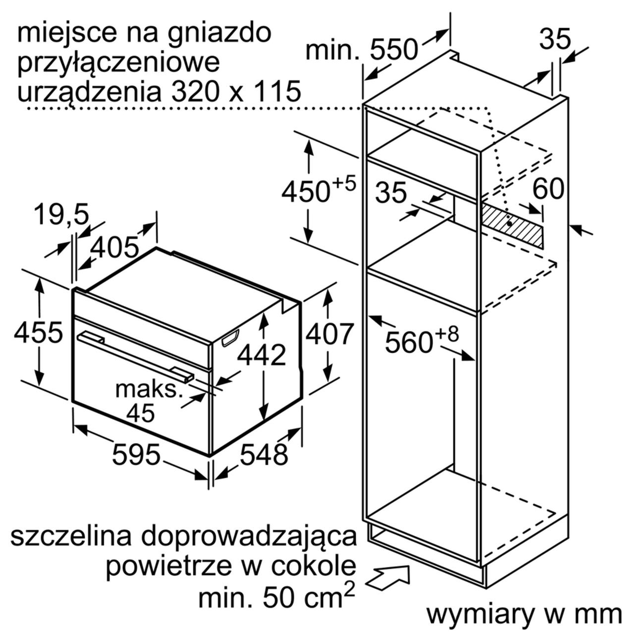 Компактный духовой шкаф с СВЧ Bosch CMG633BW1 - фото 7 - id-p313672090