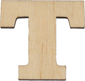 Літера укр. 3см "Т" фанера(5)