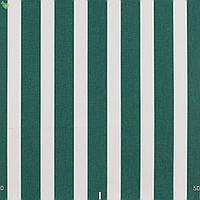 Тканина дралон вулична тканина для штор шезлонгів маркіз парасольок чохлів зелена та біла смужка
