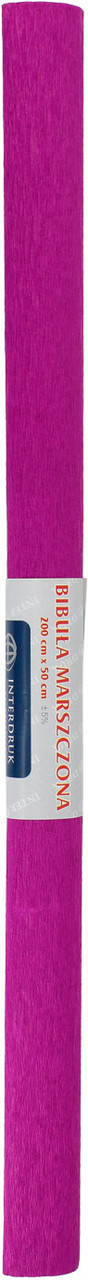 Папір гофра 2м х50см №12/219633 (рожевий)(10)(100)/Interdruk/, фото 1