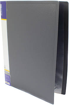 Папка "Economix" №E30601-10 A4 з 10ф. сіра(6)(24)