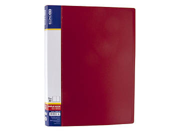 Папка "Economix" №E30603-03 A4 з 30ф. червона(6)(24)