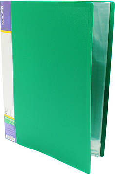 Папка "Economix" №E30603-04 A4 з 30ф. зелена(6)(24)
