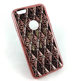 Чохол накладка на задню панель Rhombus Diamond для iPhone 6, 6S мідь, фото 1