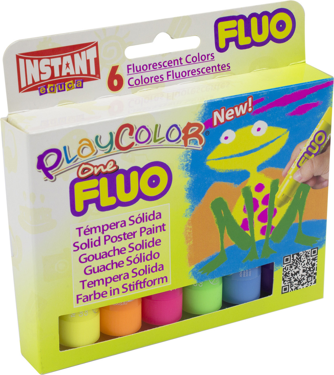 Фарби темпера "Instant Play Color" 6x10г на планшеті №4318/10431 - фото 1 - id-p1150363784