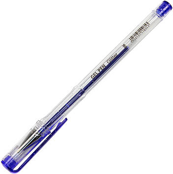 Ручка гел. "Yes" №411708 Glitter 0,7мм асорті(30)(150)