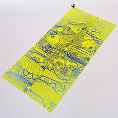 Рушник для пляжу SPORTS TOWEL B-FBT 80 см x 160 см жовтий