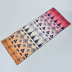 Рушник для йоги (килимок для йоги) YOGA TOWEL Y-YGT 75 см x 186 см рожевий