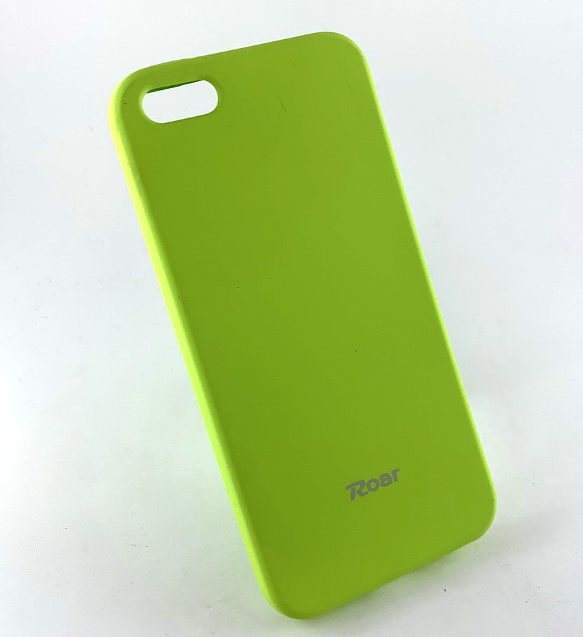 Чохол для iPhone 5 5s se накладка на бампер протиударний Roar Jelly салатовий