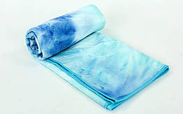 Рушник для йоги (килимок для йоги) KINDFOLK 8370 183 см x 61 см блакитний