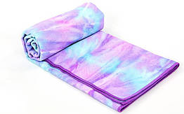 Рушник для йоги (килимок для йоги) KINDFOLK 8370 183 см x 61 см фіолетовий