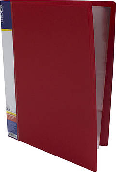Папка "Economix" №E30604-03 A4 з 40ф. червона(4)(24)