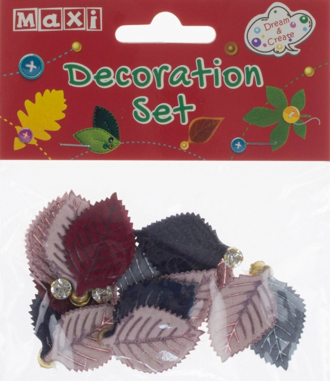 Набір для декорування "Maxi" Листя №MX61609-01(40), фото 1