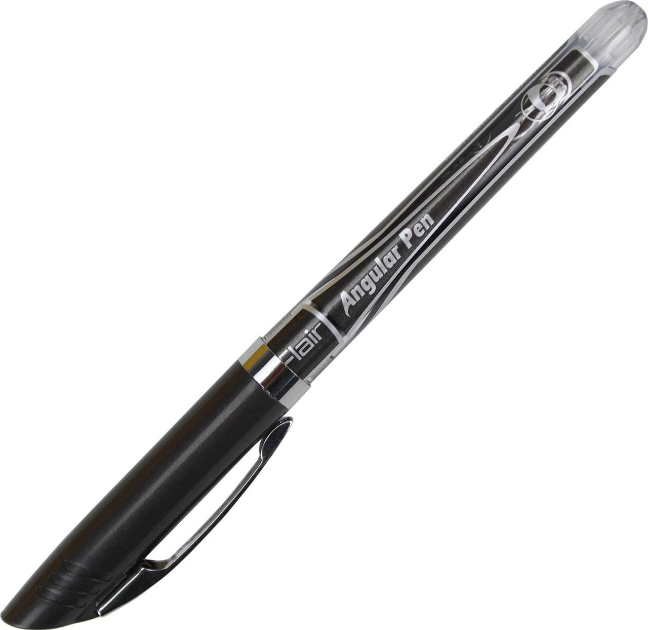 Ручка кульк. "Flair" №888 Angular для лівши 0,7мм чорна(12)(144)(1152)