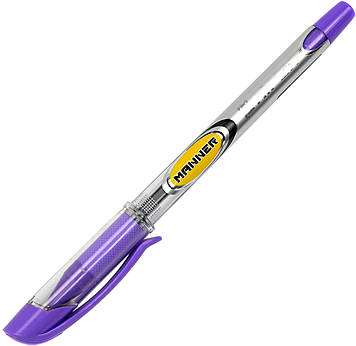 Ручка кульк. масл. "Hiper" №HO-209 Manner 0,6мм фіолетова(10)(100)(1000)