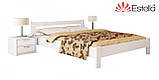 Двуспальная кровать белая Estella Рената 160х200 см дерев'яне з ізногівям на ніжках, фото 4