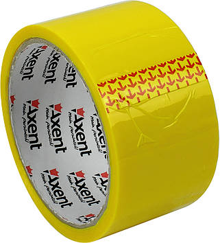Стрічка клейка пакув. "Axent" 48ммх35м 40мкм жовта №3044-08(6)(72)