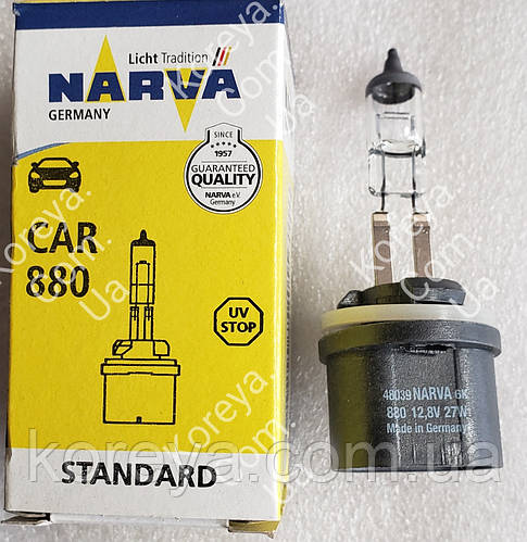 Купить Лампа противотуманной фары Лачетти Narva H27W/1 880 PG13 12V 27W ...