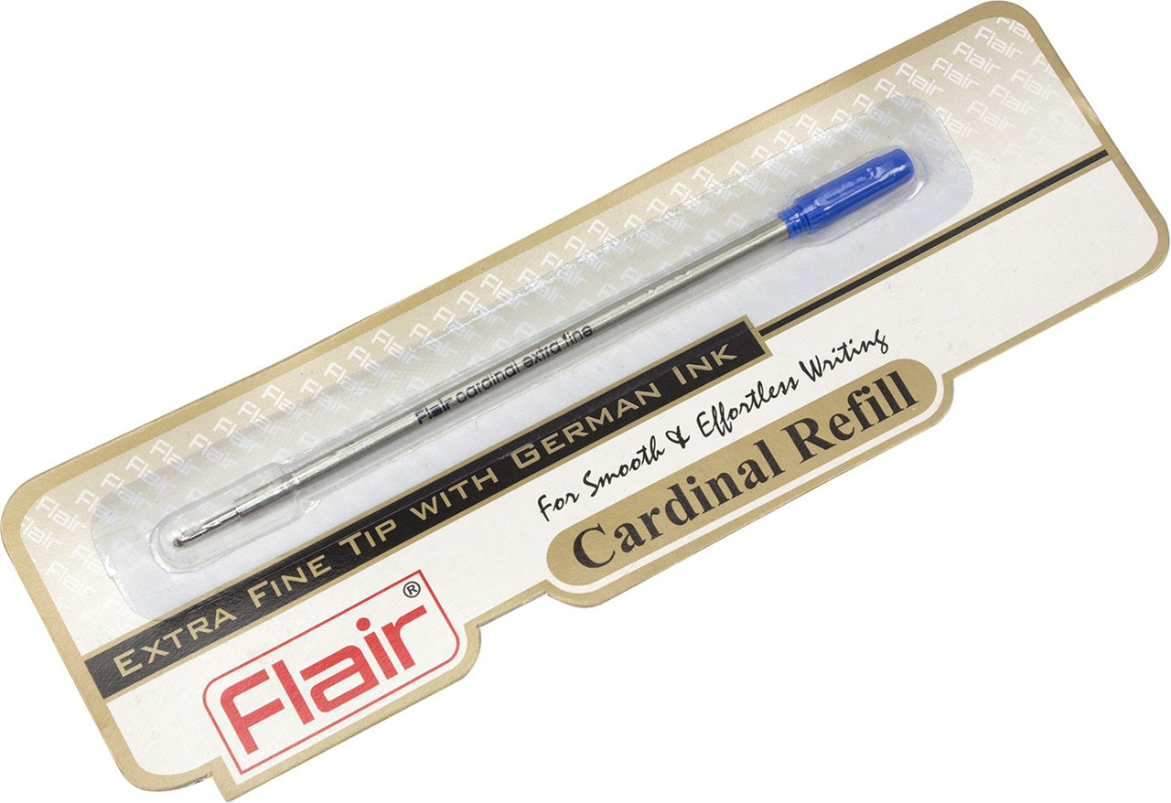 Стрижень кульк. "Flair" 5CL Cardinal довг. для метал. ручок син.(10)(100), фото 1