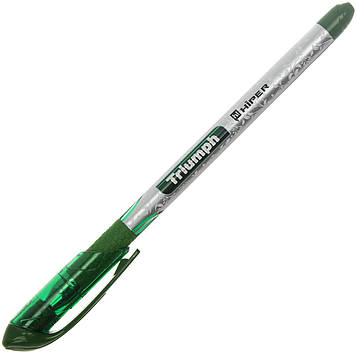 Ручка кульк. масл. "Hiper" №HO-195 Triumph 0,7мм зелена(10)(100)(1000)