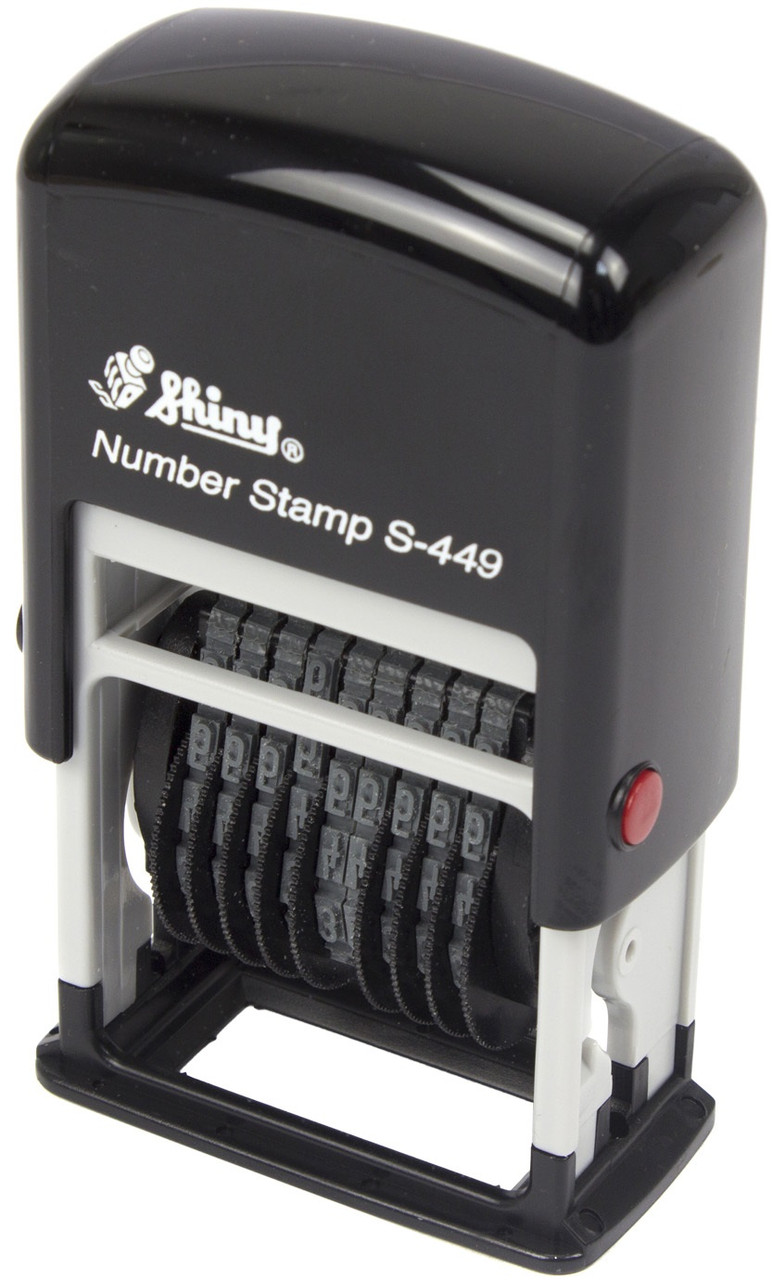 Купить Міні-нумератор 9-и розр. 4мм пласт. Shiny №S-449, цена 345.90 ...