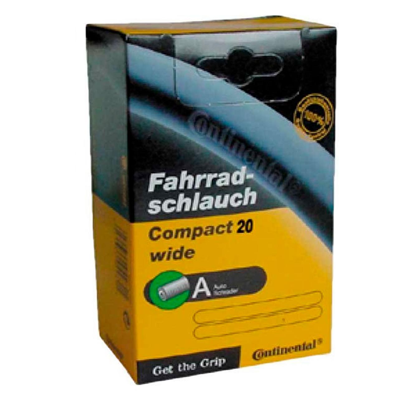 Камера Continental Compact Tube Wide 20", 50-406- 62-406, A34, 160 г (AS)