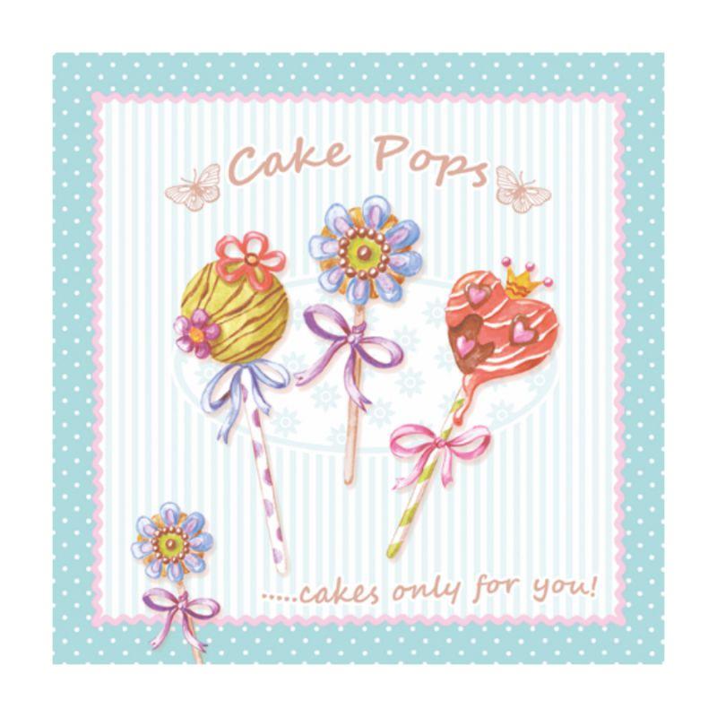 Декупажні серветки "Cake Pops" 33х33см 17,5г/м2 (20шт) ti-flair №361620/6420