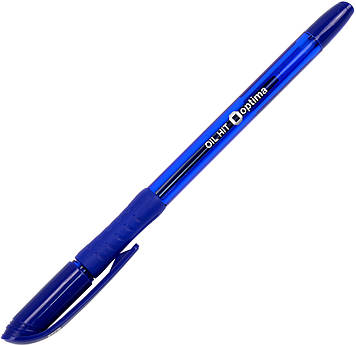 Ручка кульк. масл. "Optima" №O15630-02 Oil Hit 0,5мм синя(12)(144)