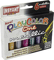 Фарби темпера "Instant Play Color" метал. 6x10г на планшеті №3212