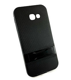 Чохол накладка для Samsung A5 2017, A520 на задню панель Ipaky Carbon чорний